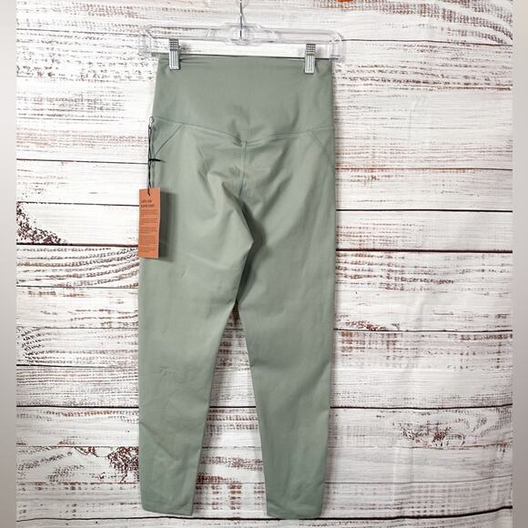 NEW Girlfriend Collective Light Green High Waist Compression Legging, NWT, Small - Picture 10 of 14